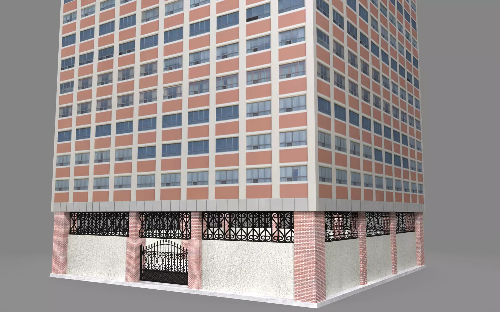 Building Pack Low poly 3D model_6