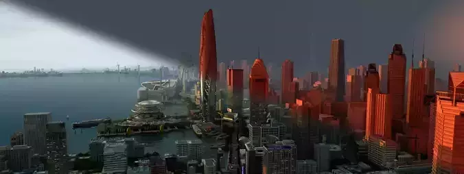 Future City 3D model 2