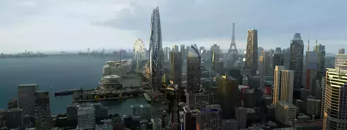 Future City 3D model 3