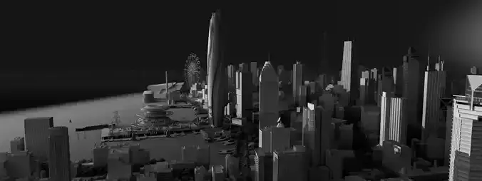 Future City 3D model 6