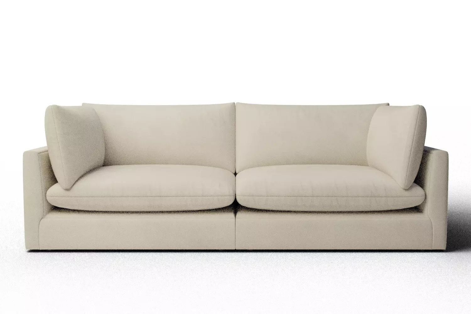 Unwind 2 Piece Slipcovered Sofa 3D model_0