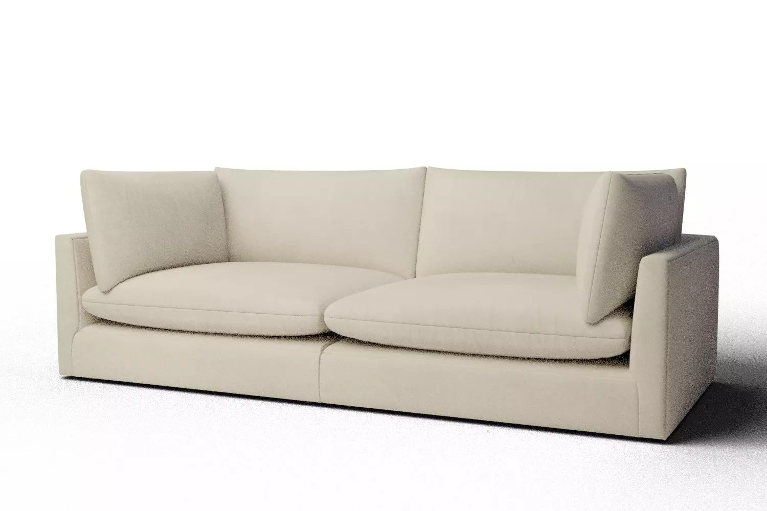 Unwind 2 Piece Slipcovered Sofa 3D model_2