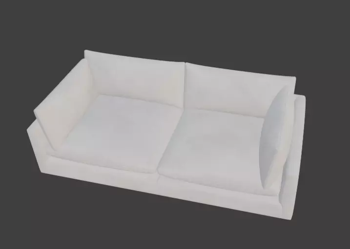 Unwind 2 Piece Slipcovered Sofa 3D model_13
