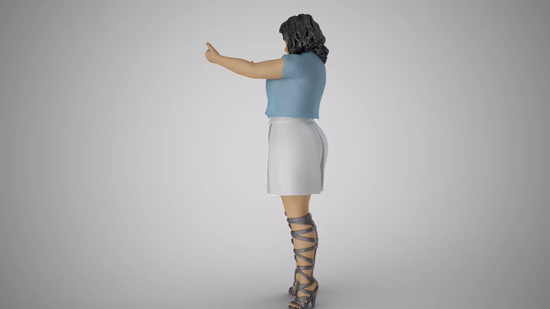 Female Open Her Soul 3D print model_8