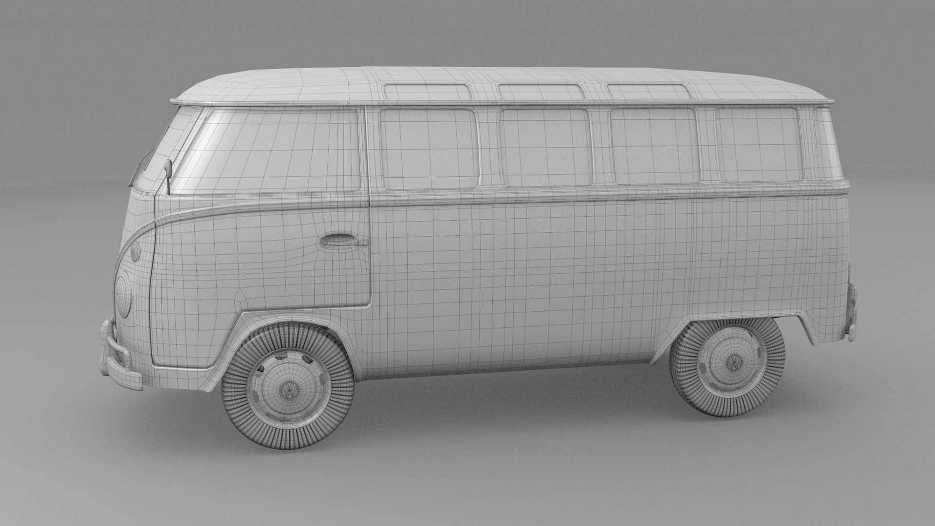 VW Bus Mk 1 3D model_9