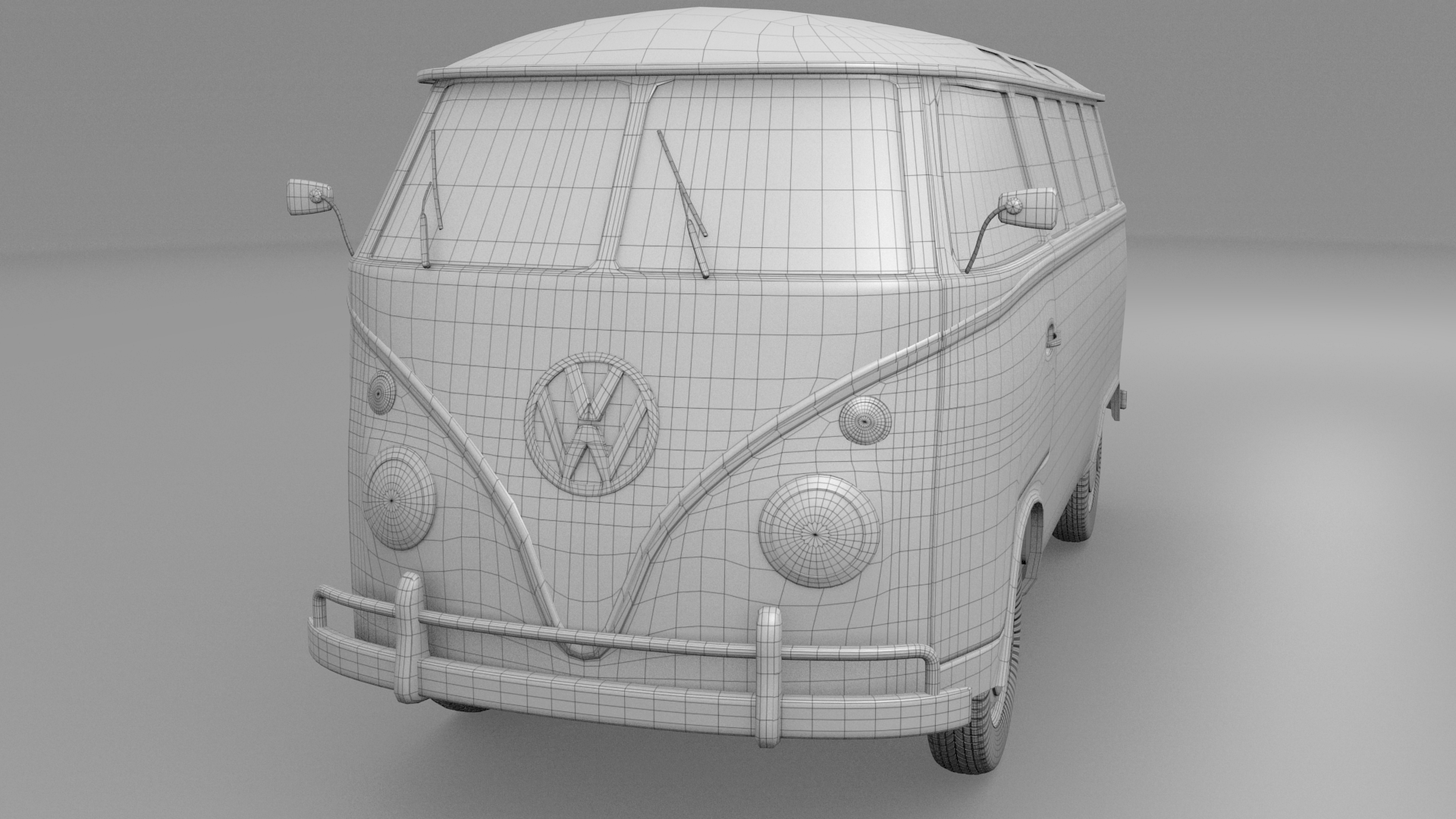 VW Bus Mk 1 3D model_6
