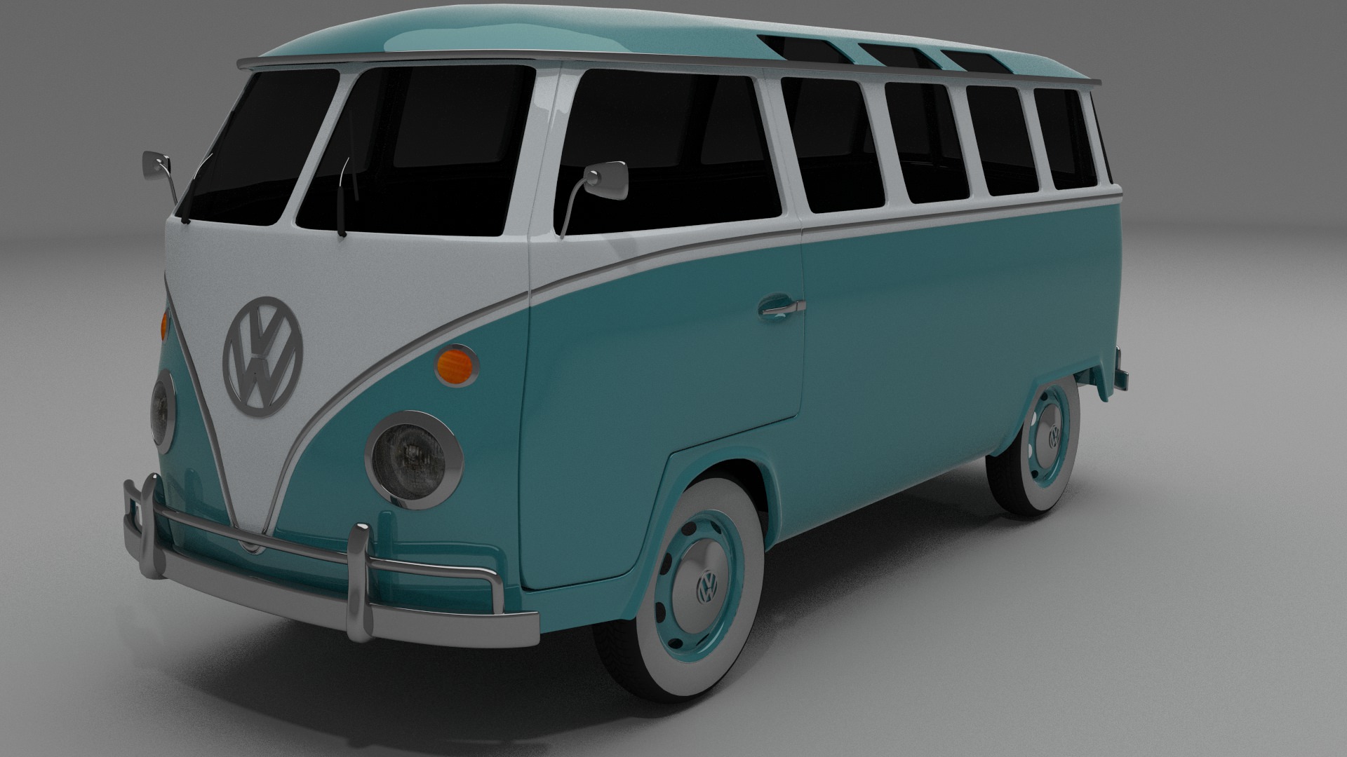 VW Bus Mk 1 3D model_2