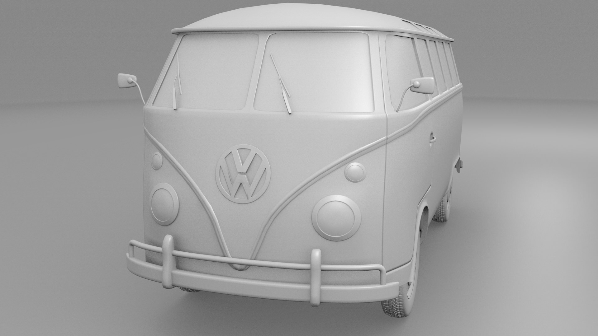 VW Bus Mk 1 3D model_11
