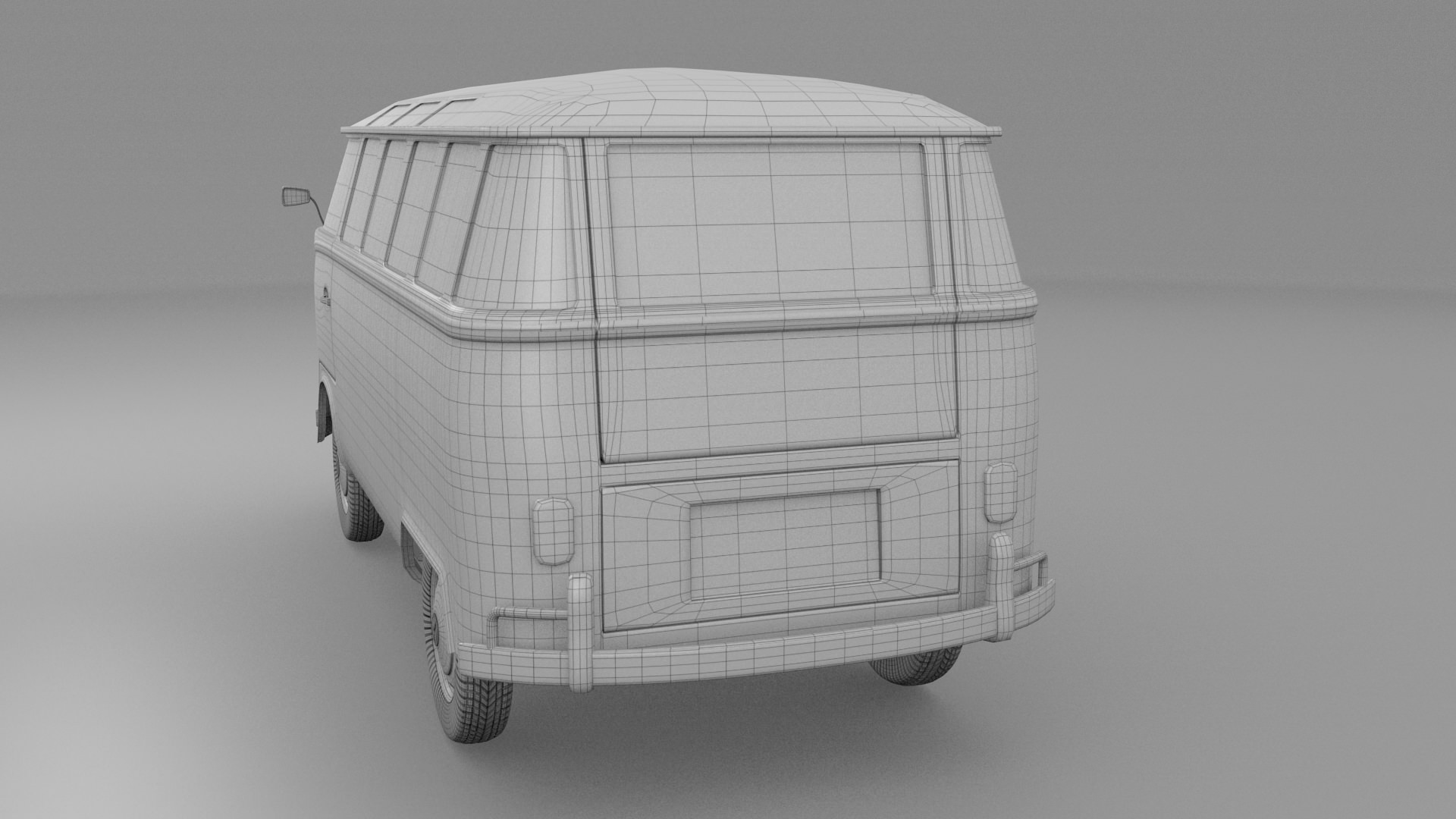 VW Bus Mk 1 3D model_10