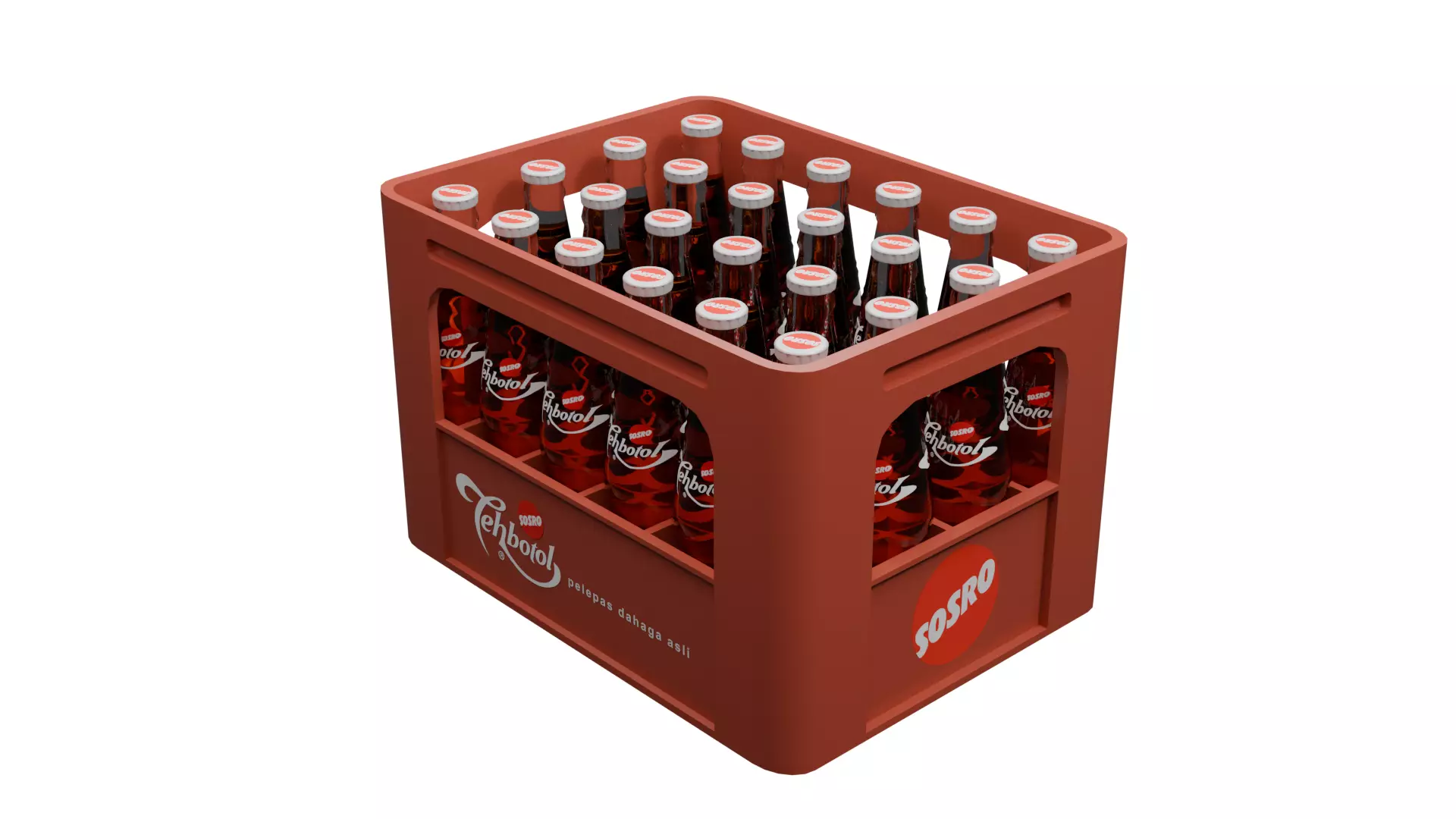 Krat Teh Botol Sosro 3D model