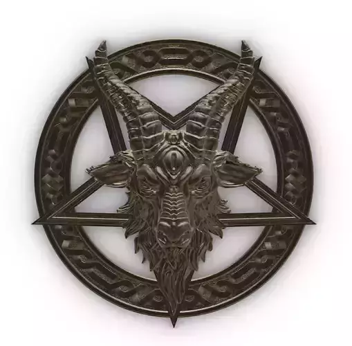 Sigil Of Baphomet - Goat Head Pentagram