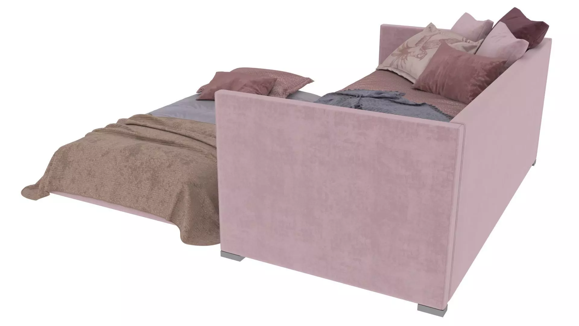 Child Flou Biss Bed 3D model_12