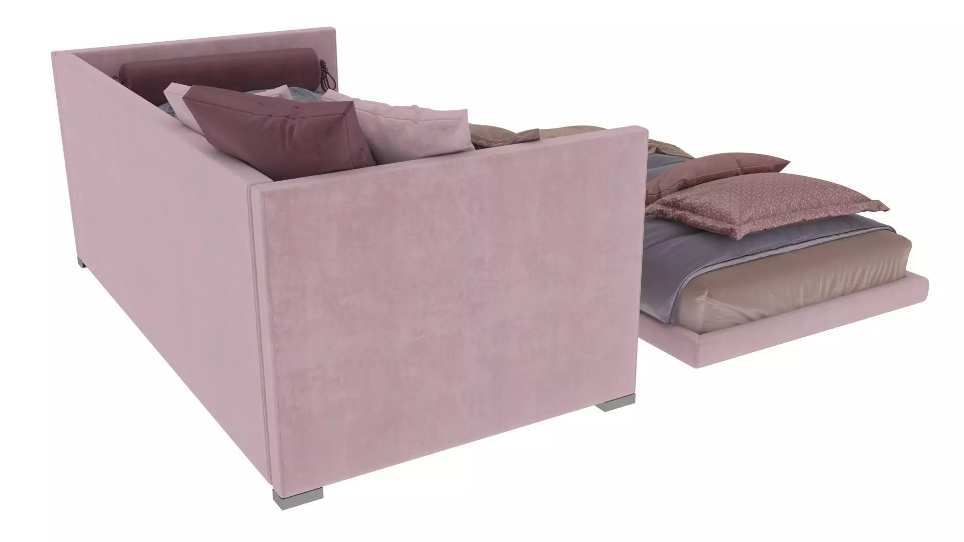 Child Flou Biss Bed 3D model_6