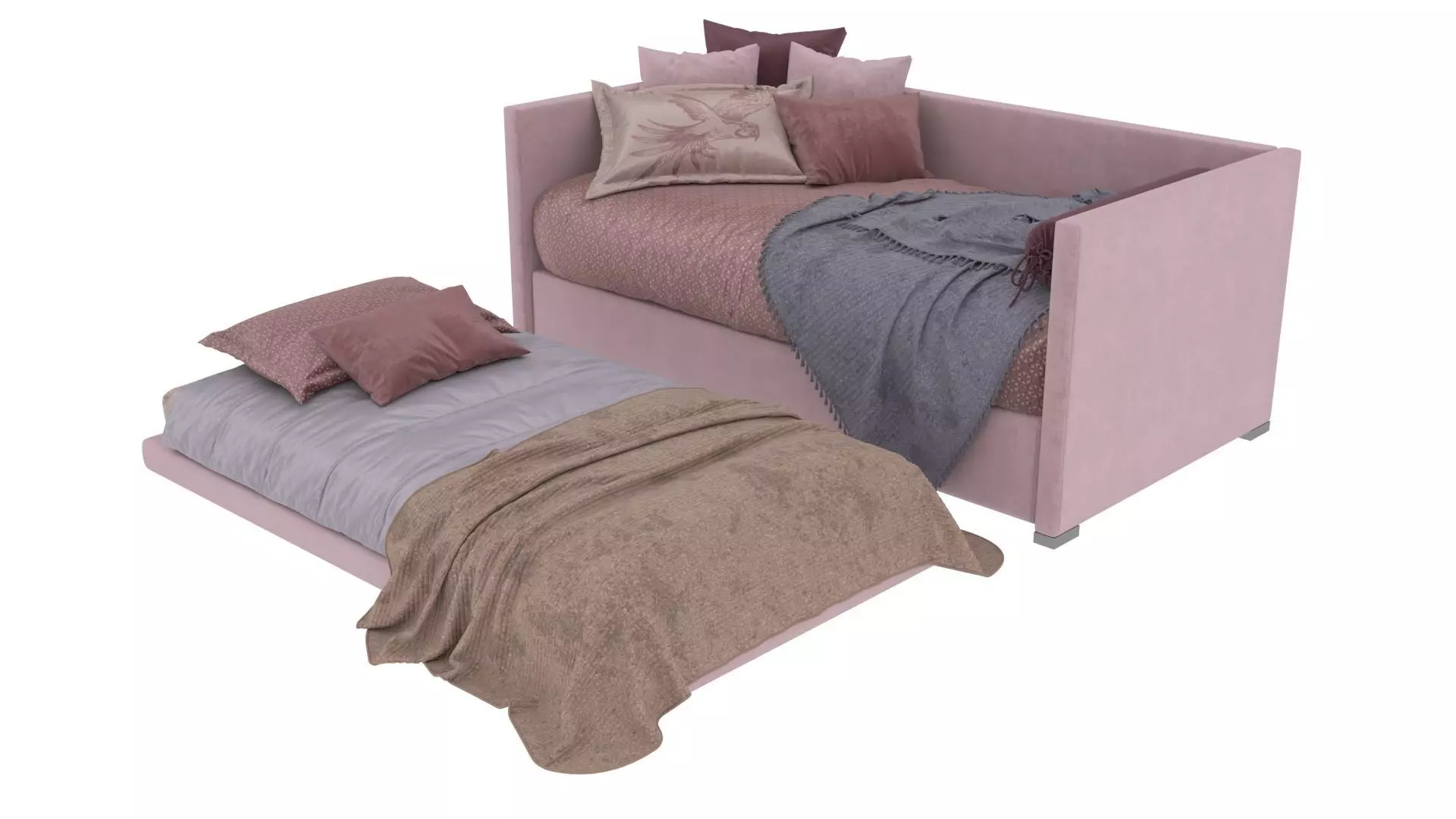 Child Flou Biss Bed 3D model_15