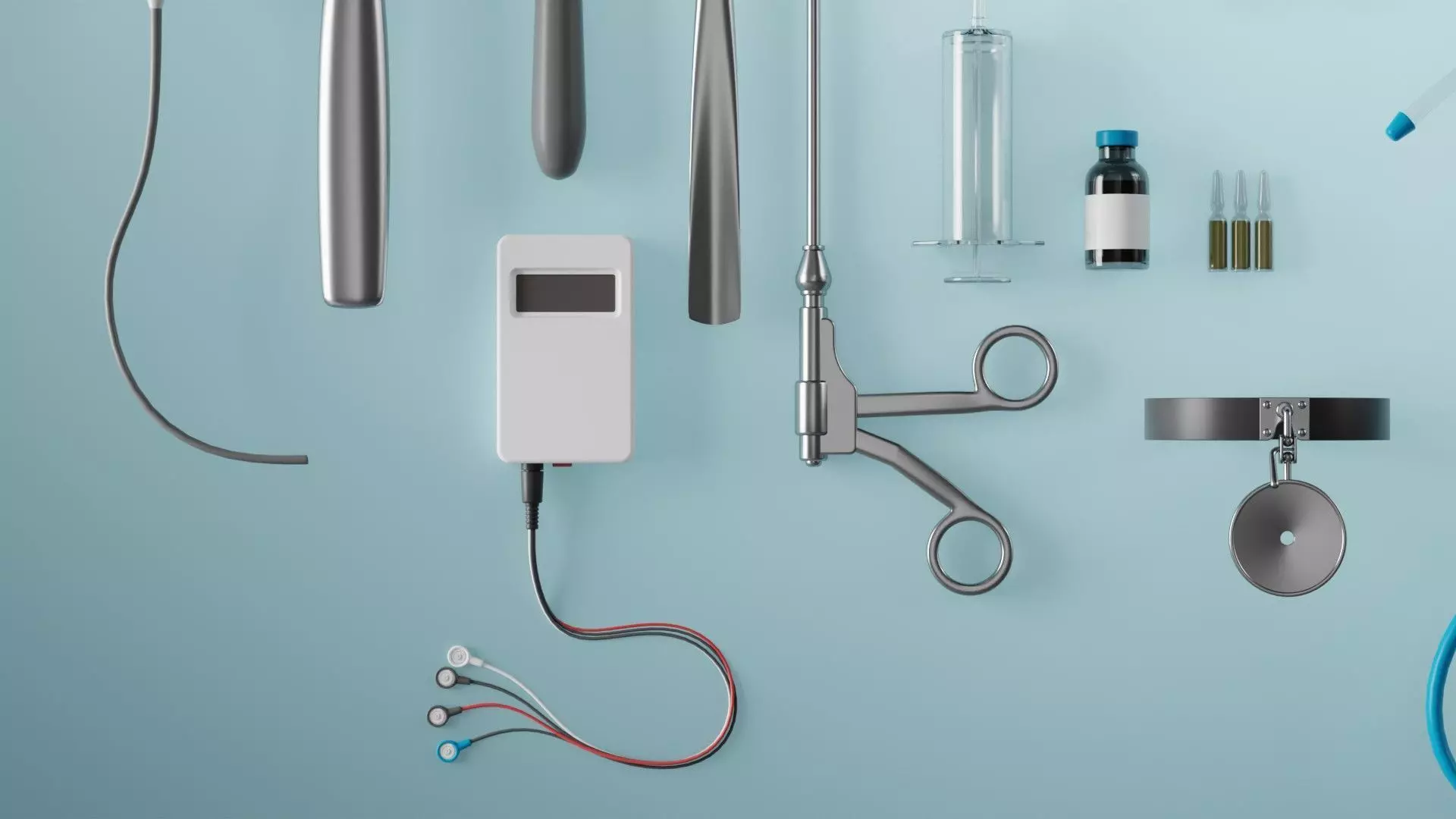 Medical Gadgets blender Low-poly 3D model_1