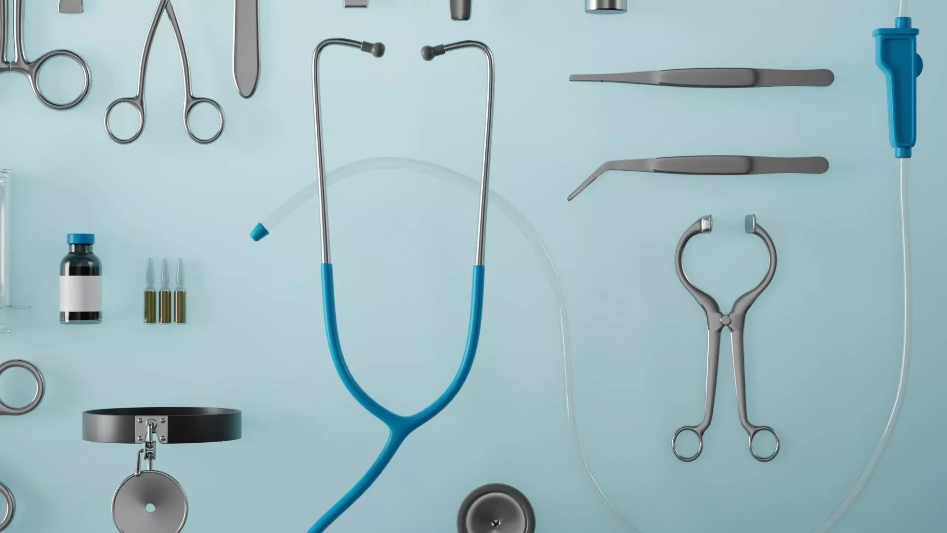 Medical Gadgets blender Low-poly 3D model_2