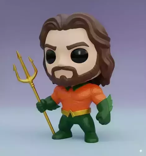 Aquaman Kawaii Collectible 3D Figure
