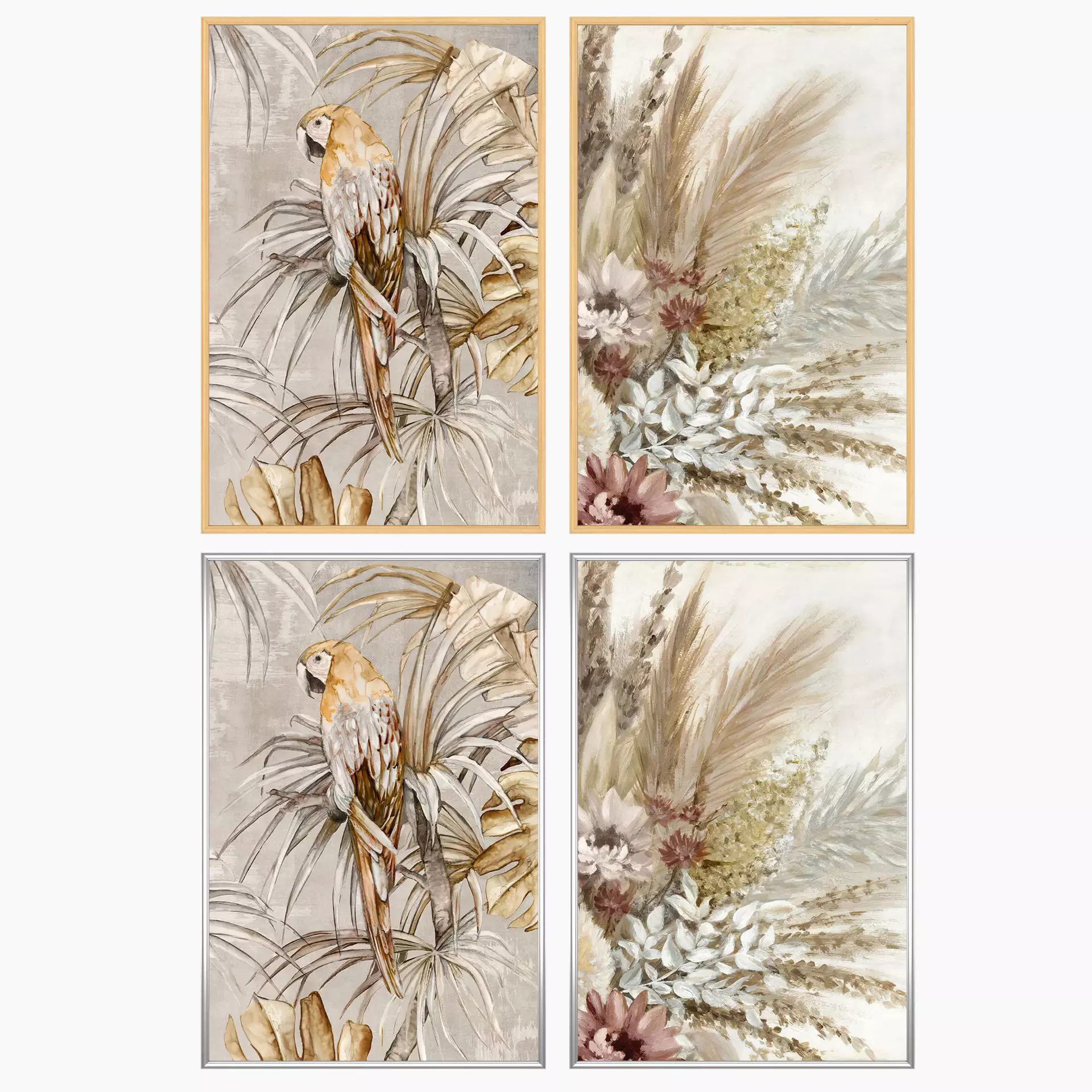 Wall Art Set 4397 3D model_2