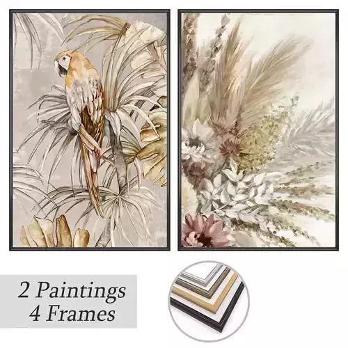 Wall Art Set 4397 3D model