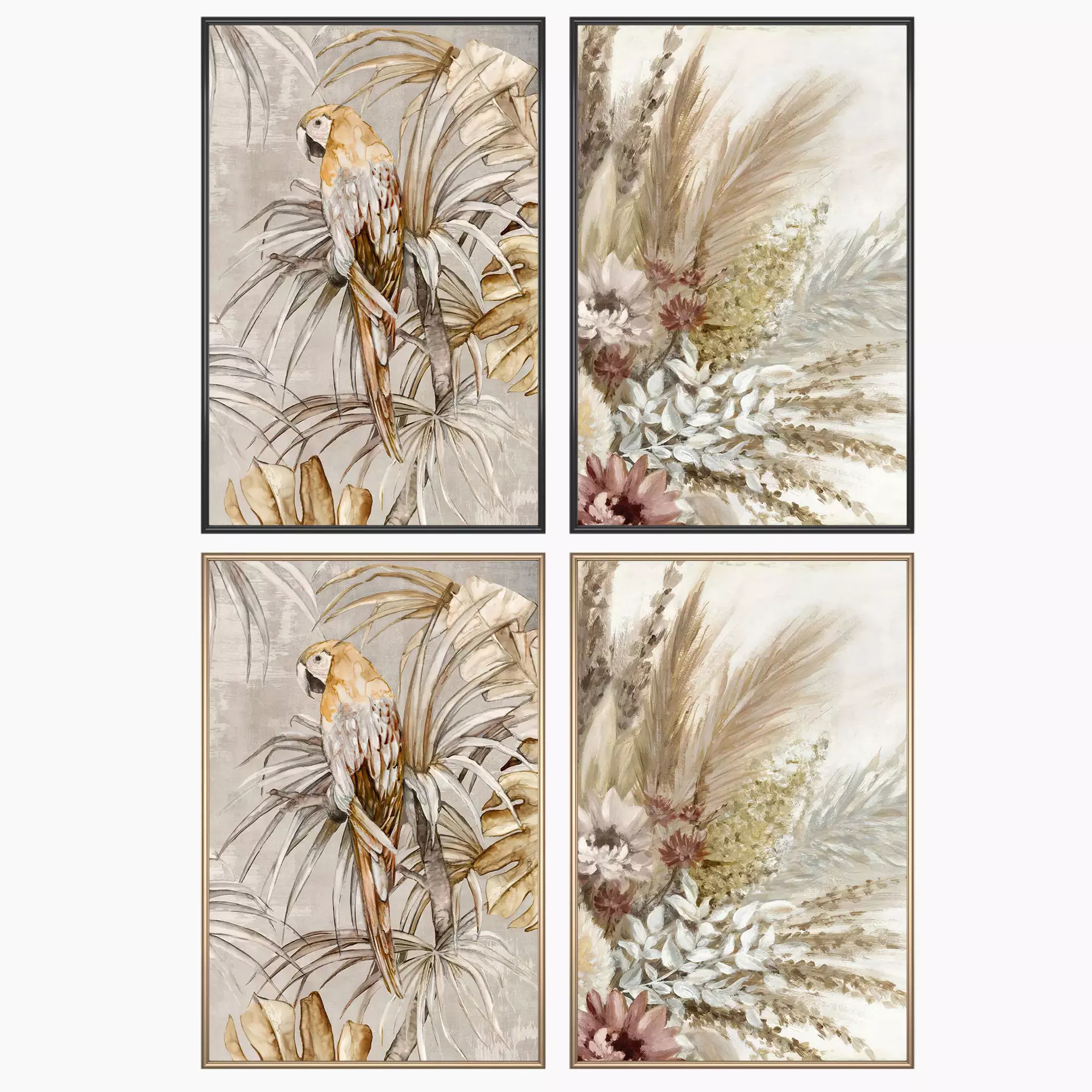 Wall Art Set 4397 3D model_1