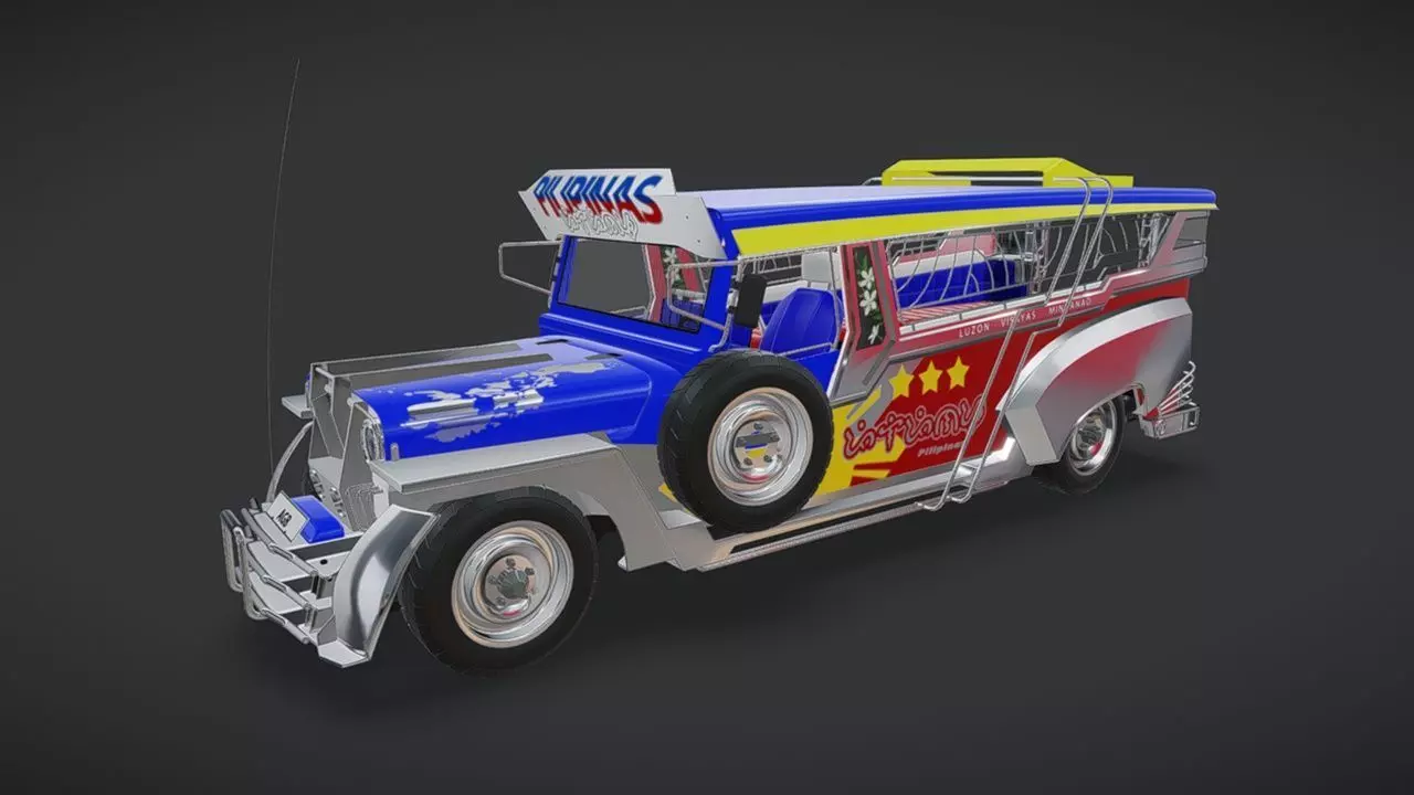 Philippine Jeepney DYIP 3D model_0