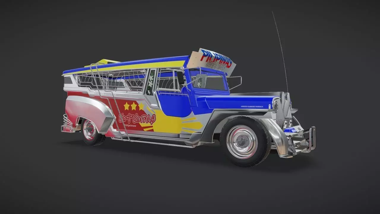 Philippine Jeepney DYIP 3D model_1