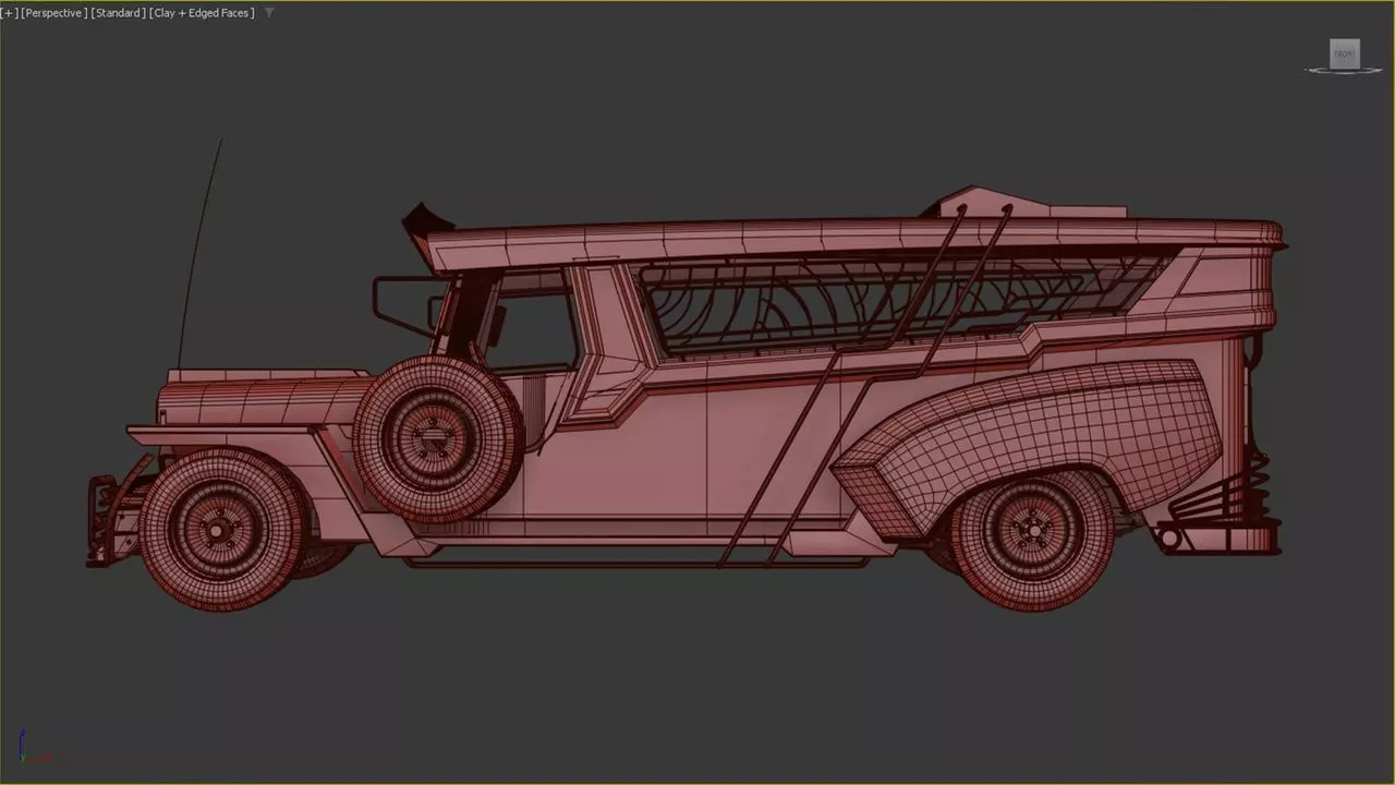 Philippine Jeepney DYIP 3D model_5