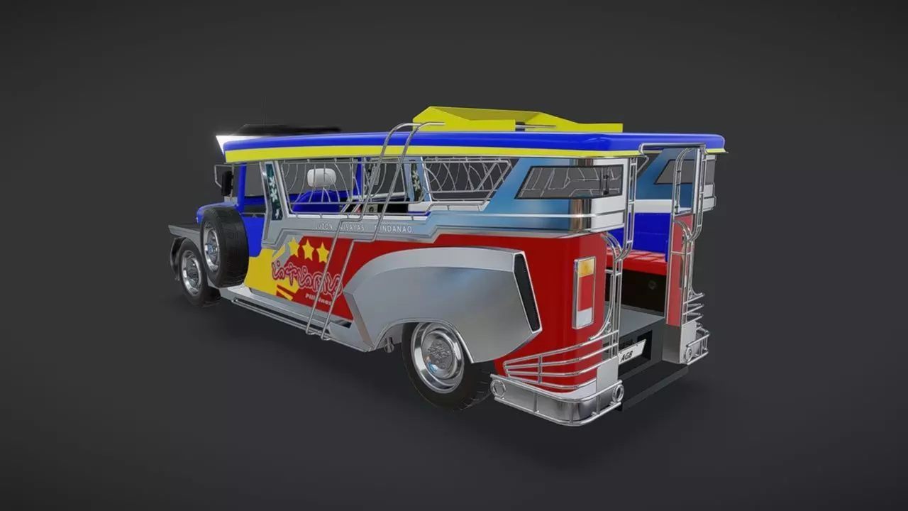 Philippine Jeepney DYIP 3D model_2