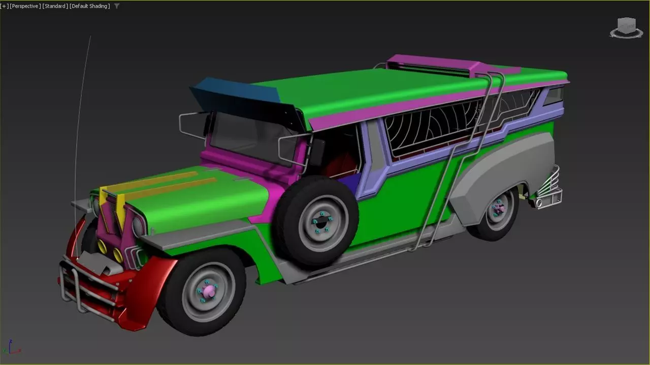 Philippine Jeepney DYIP 3D model_6