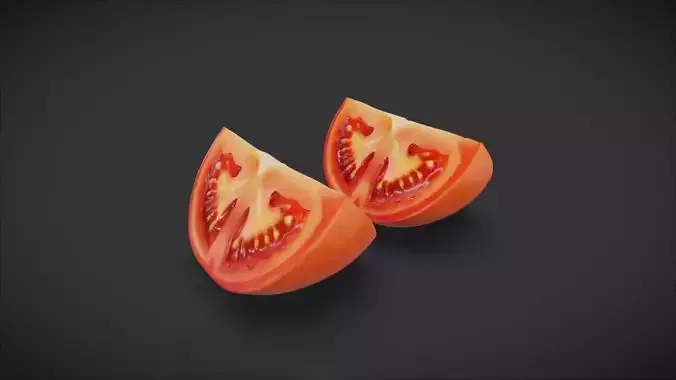 Tomato Wedge 3D model