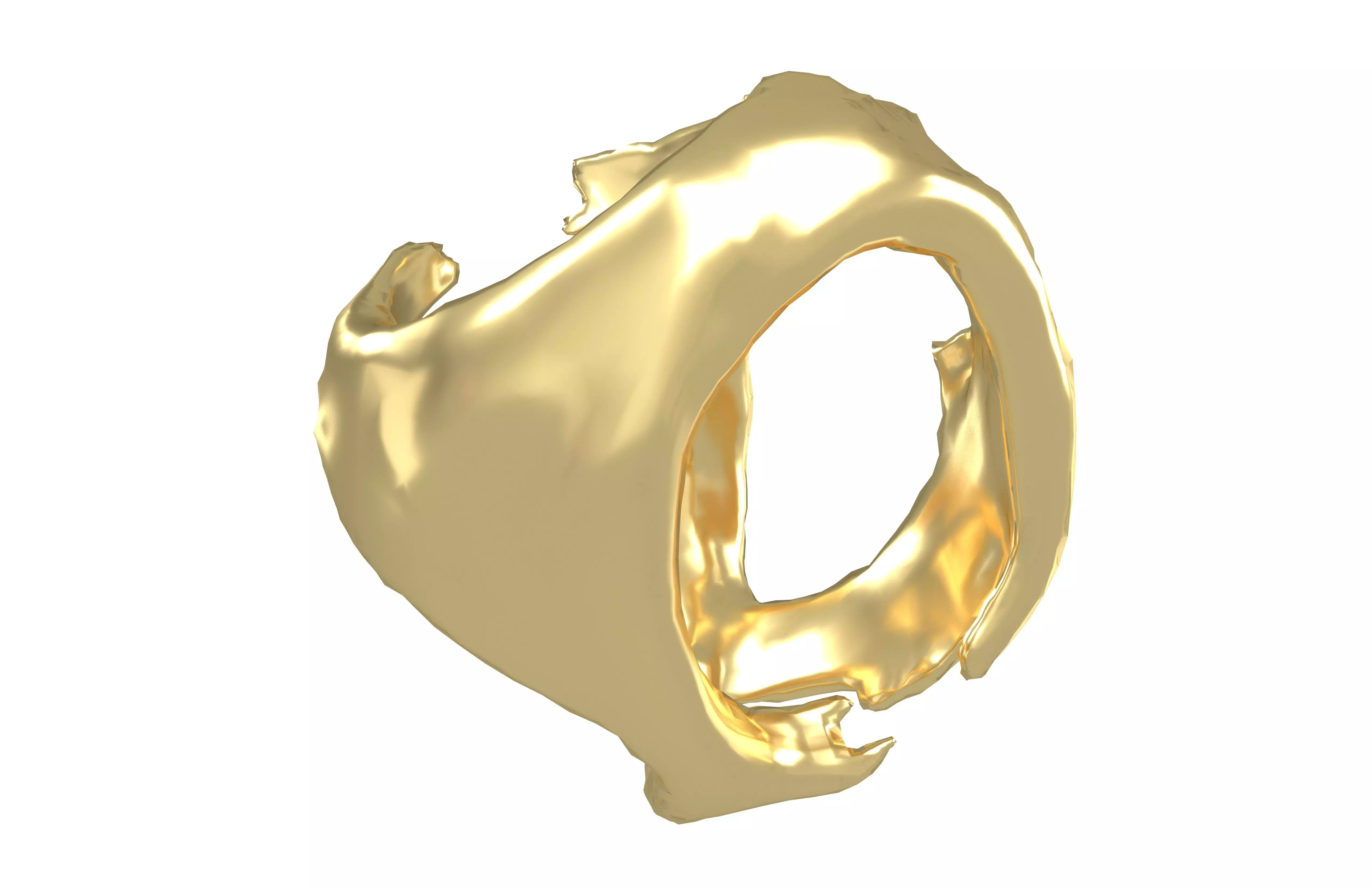 Abstract Sphere v13 001 Low-poly 3D model_3