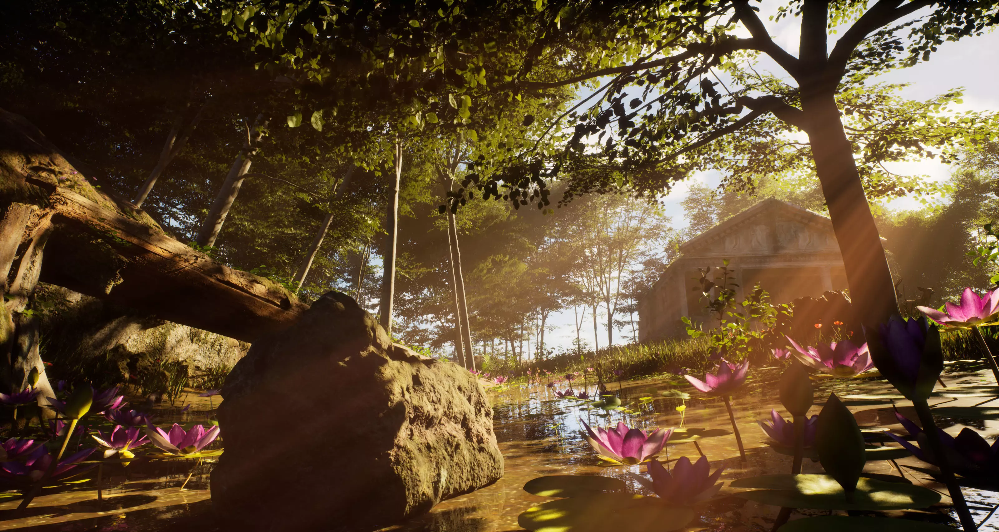 Forest Environment Unreal Engine 5 Low-poly 3D model_9