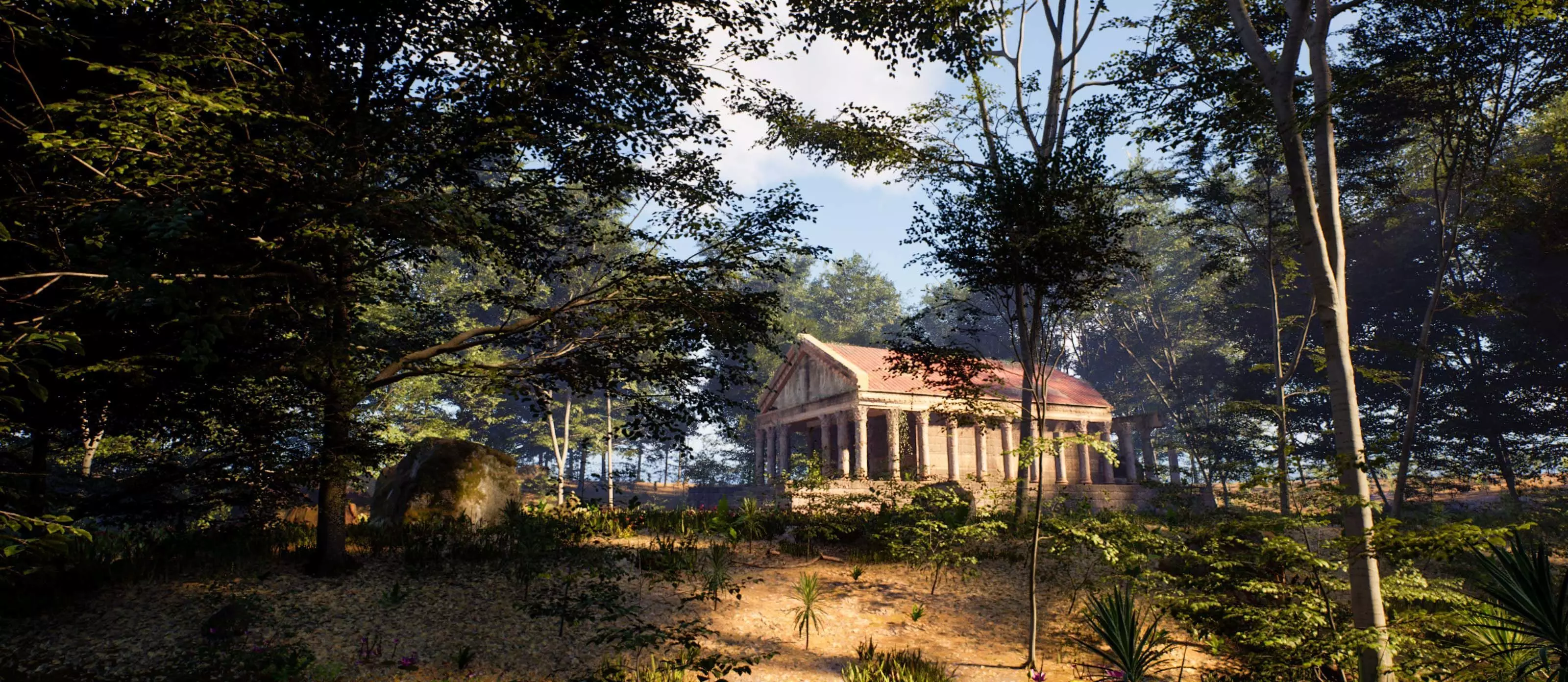 Forest Environment Unreal Engine 5 Low-poly 3D model_0