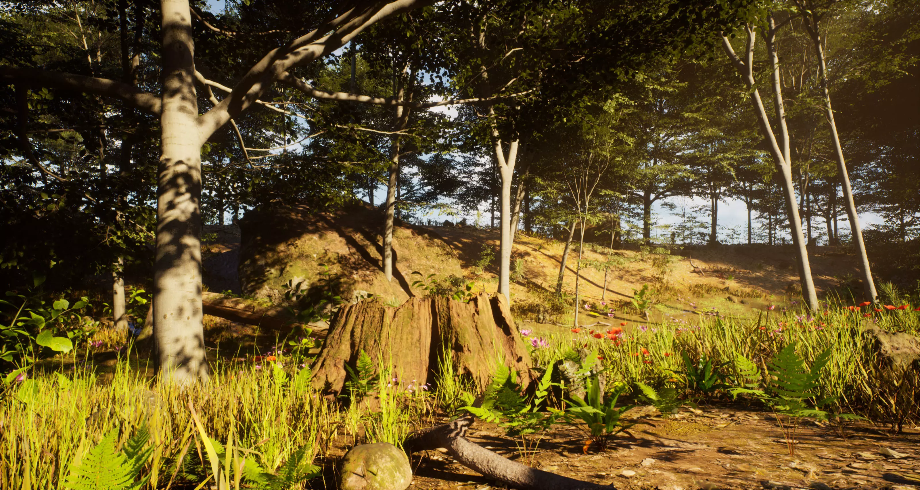 Forest Environment Unreal Engine 5 Low-poly 3D model_19