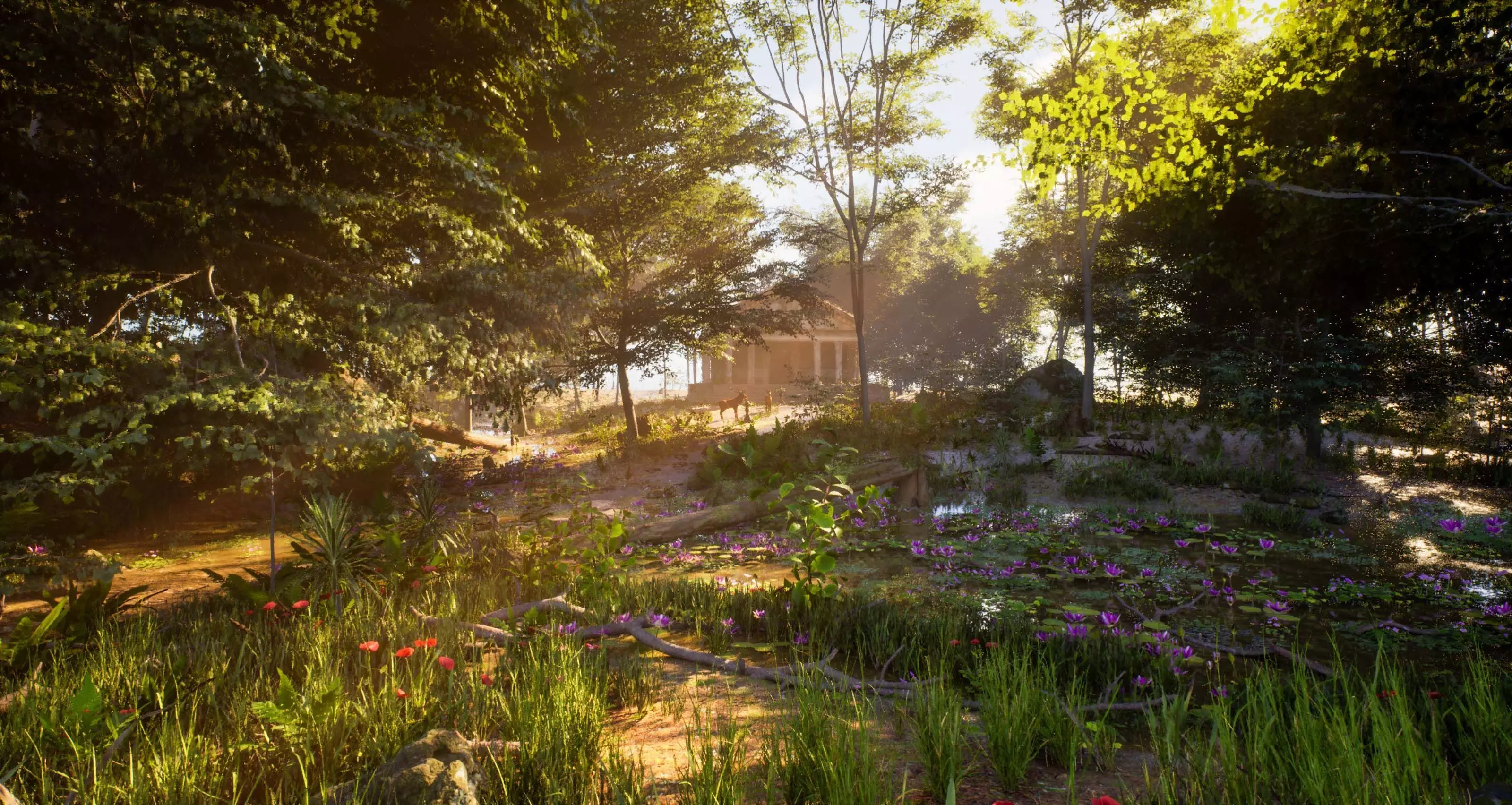 Forest Environment Unreal Engine 5 Low-poly 3D model_2