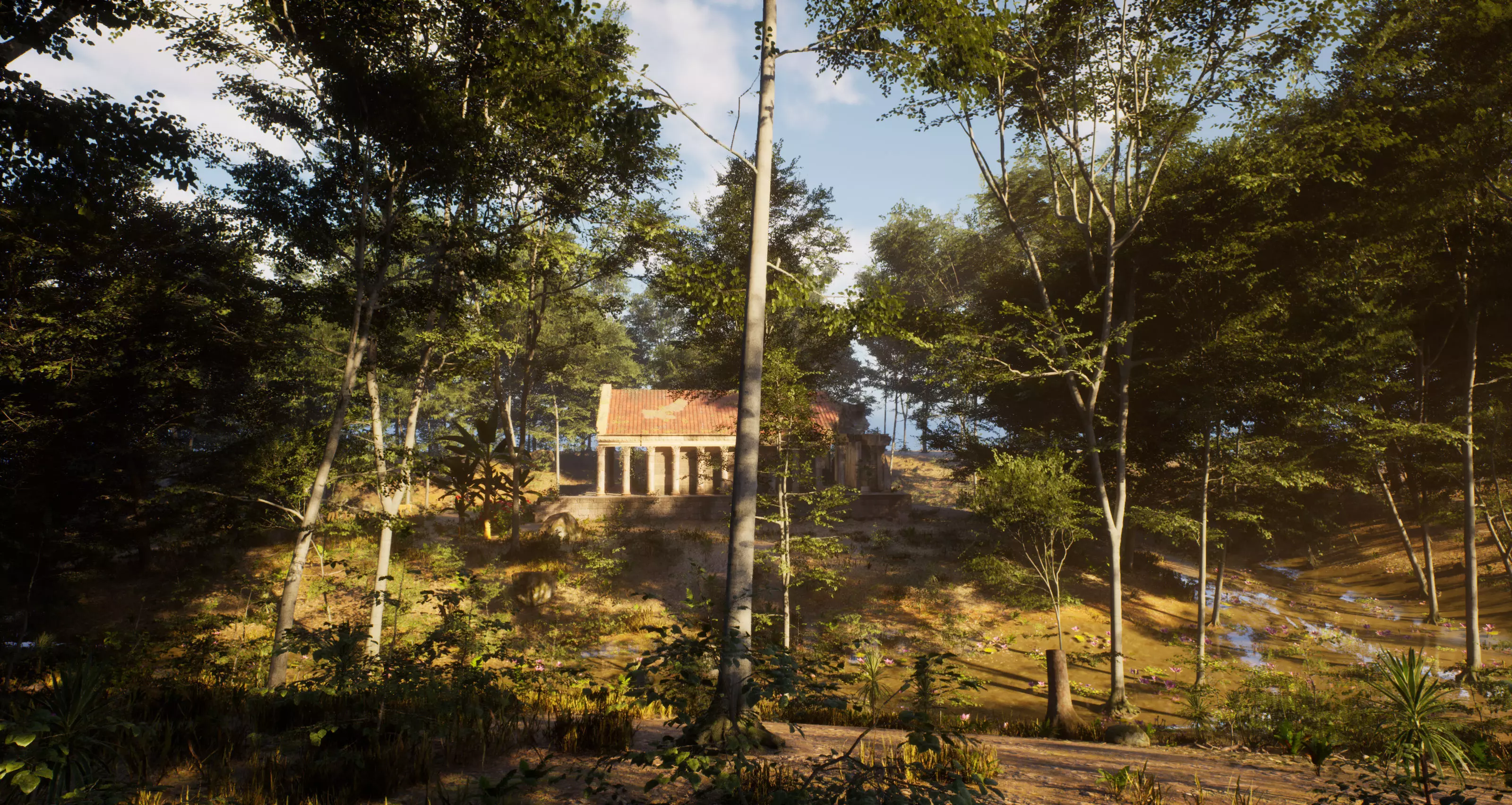 Forest Environment Unreal Engine 5 Low-poly 3D model_16