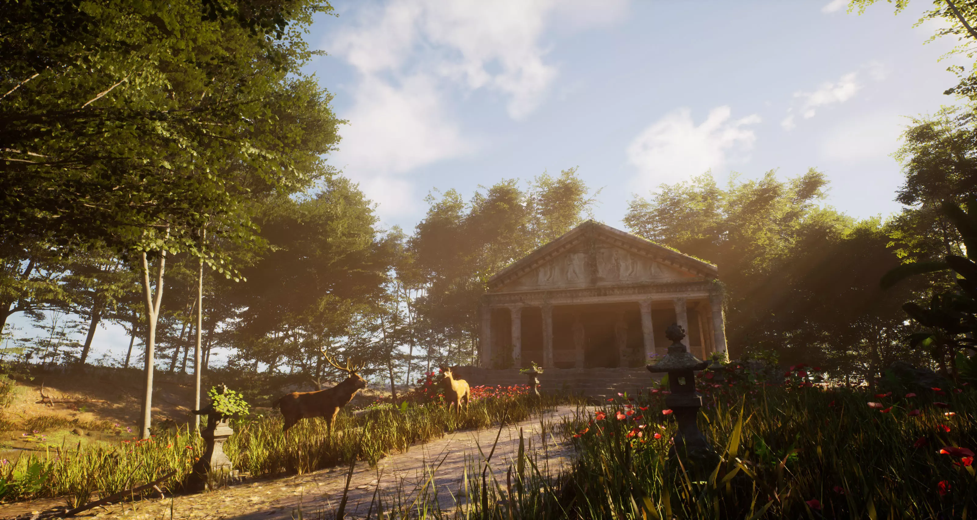 Forest Environment Unreal Engine 5 Low-poly 3D model_12