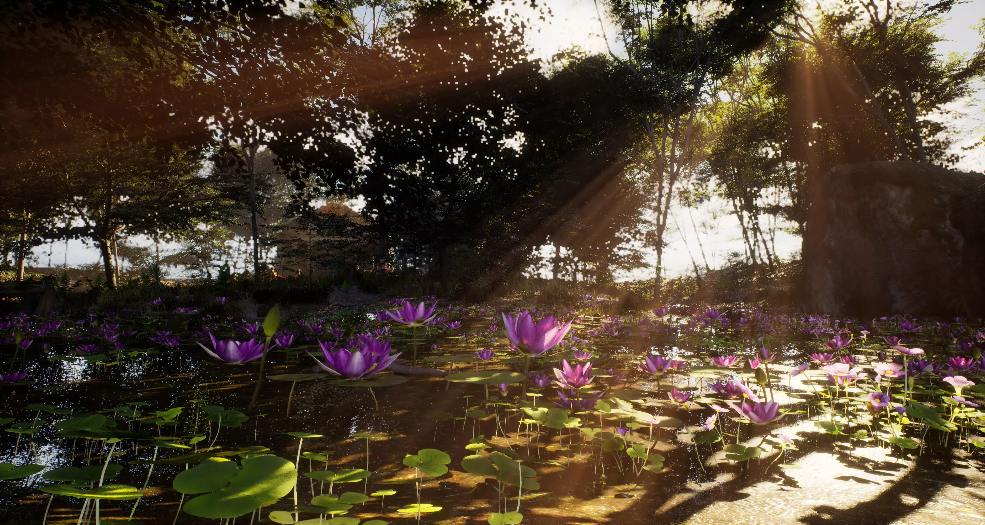 Forest Environment Unreal Engine 5 Low-poly 3D model_26