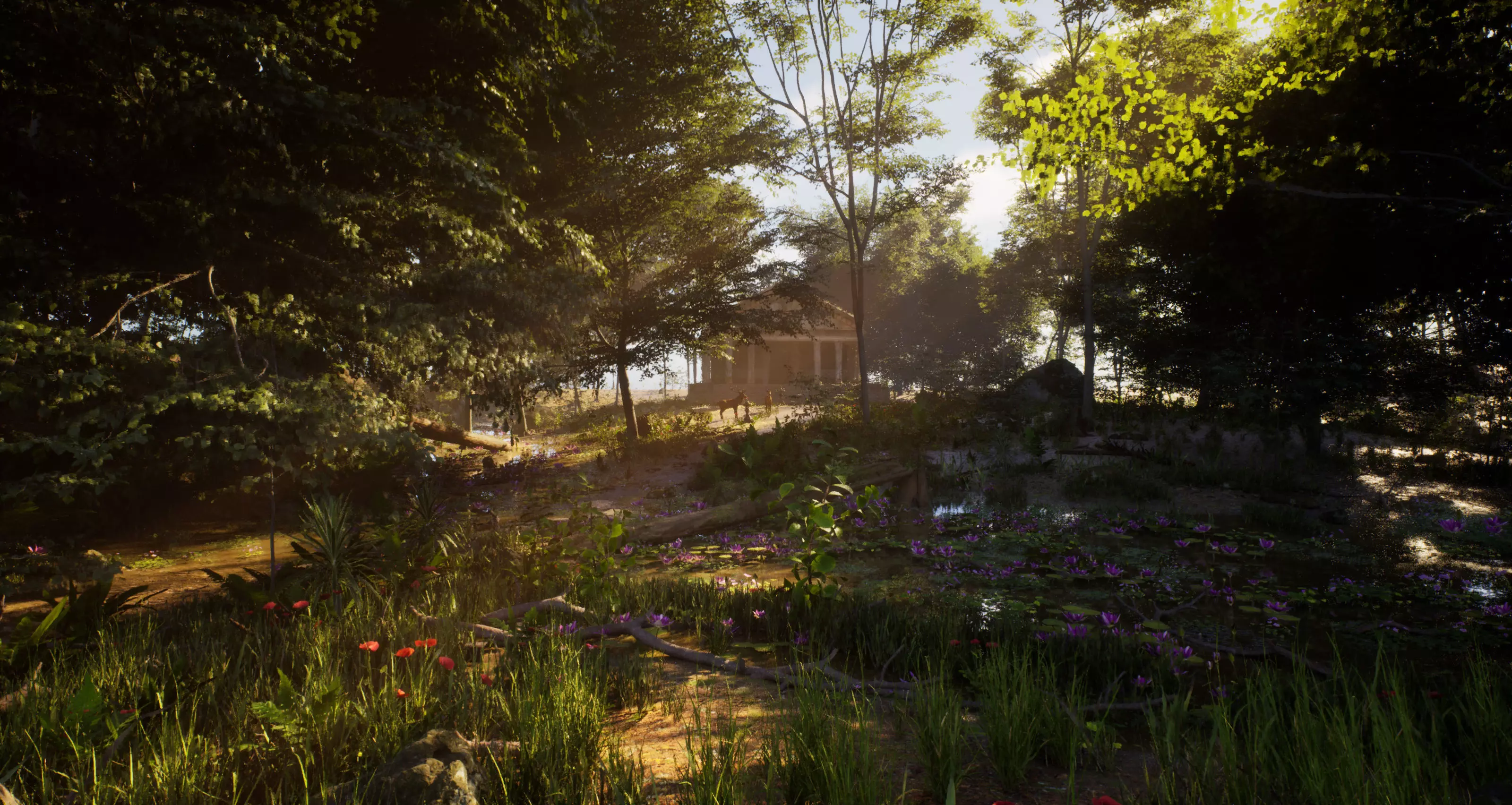 Forest Environment Unreal Engine 5 Low-poly 3D model_7