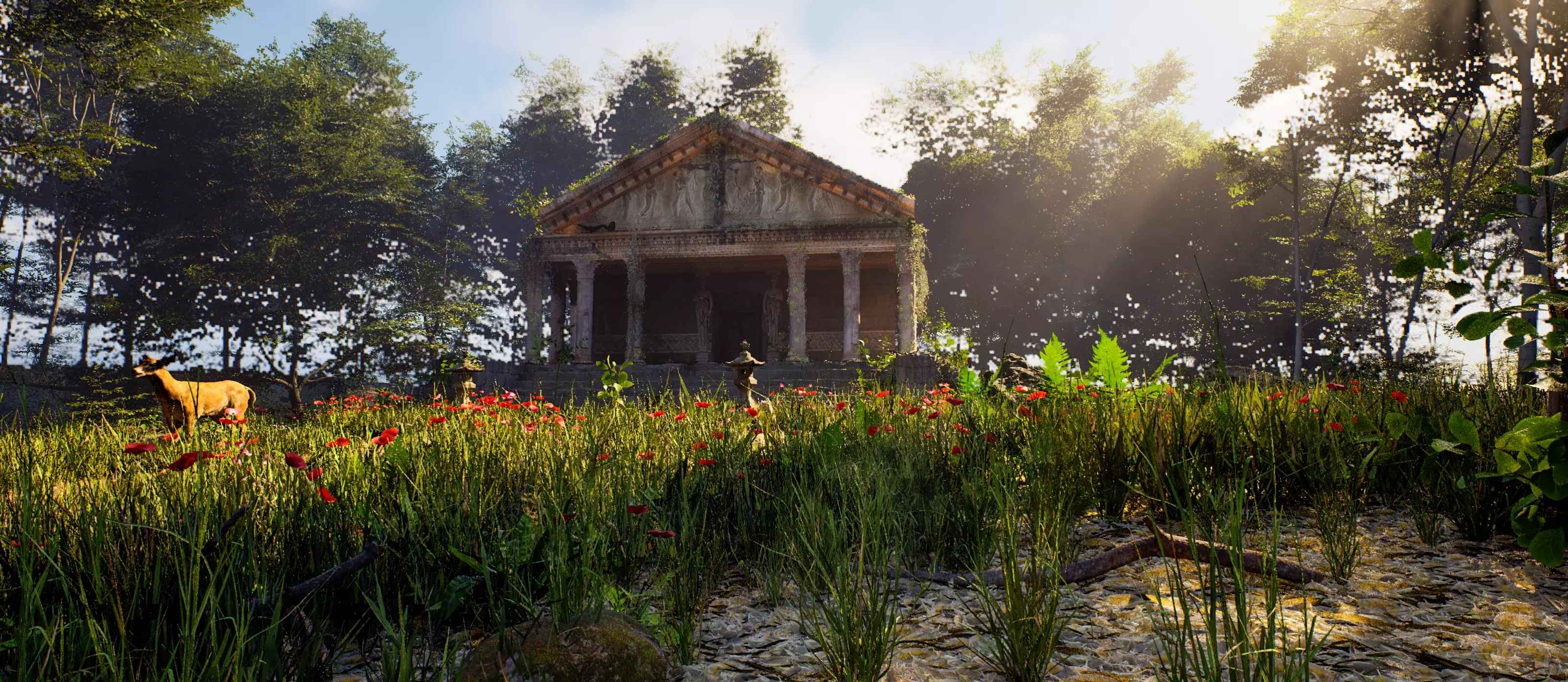 Forest Environment Unreal Engine 5 Low-poly 3D model_4