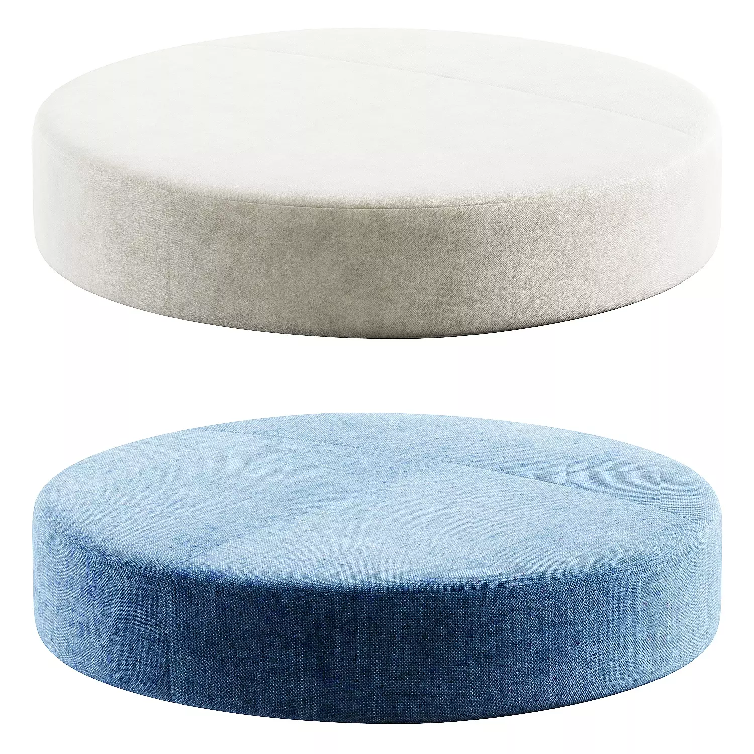 pouf puck 3D model_0