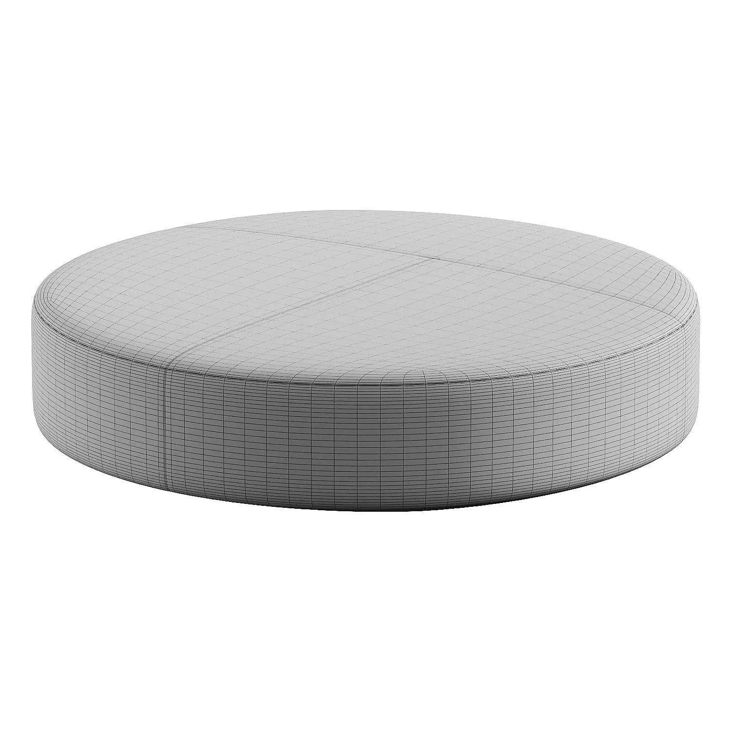 pouf puck 3D model_4