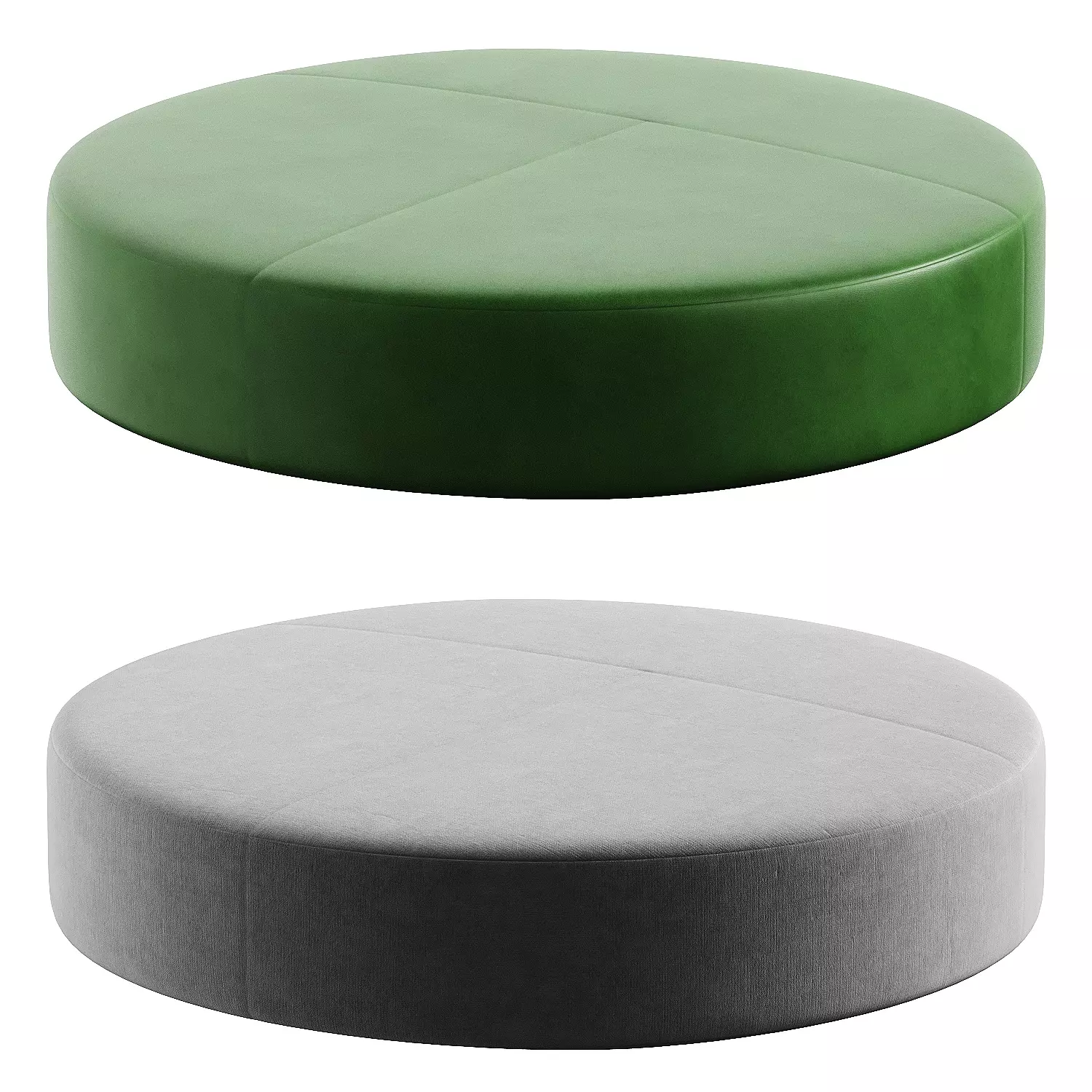 pouf puck 3D model_3