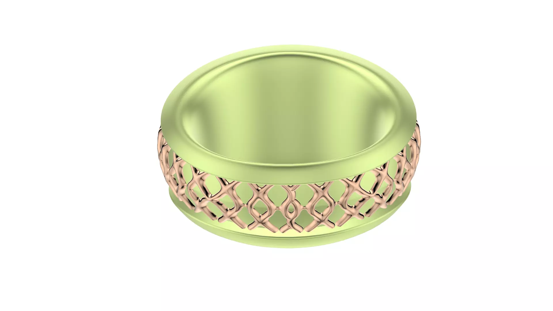 Structura Veil Ring 3D print model_4