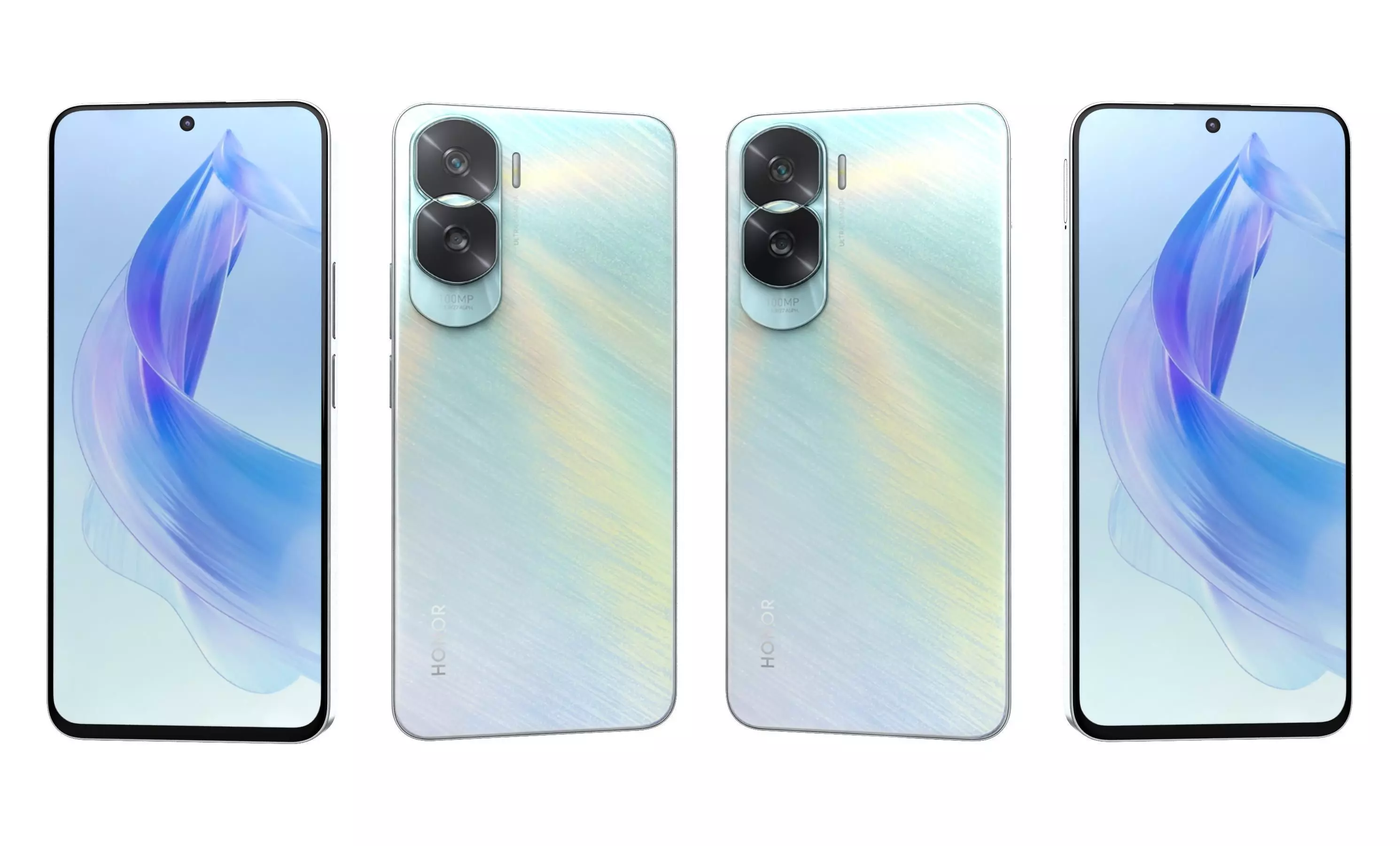 Honor X50i All Colors High Poly 3D model_29