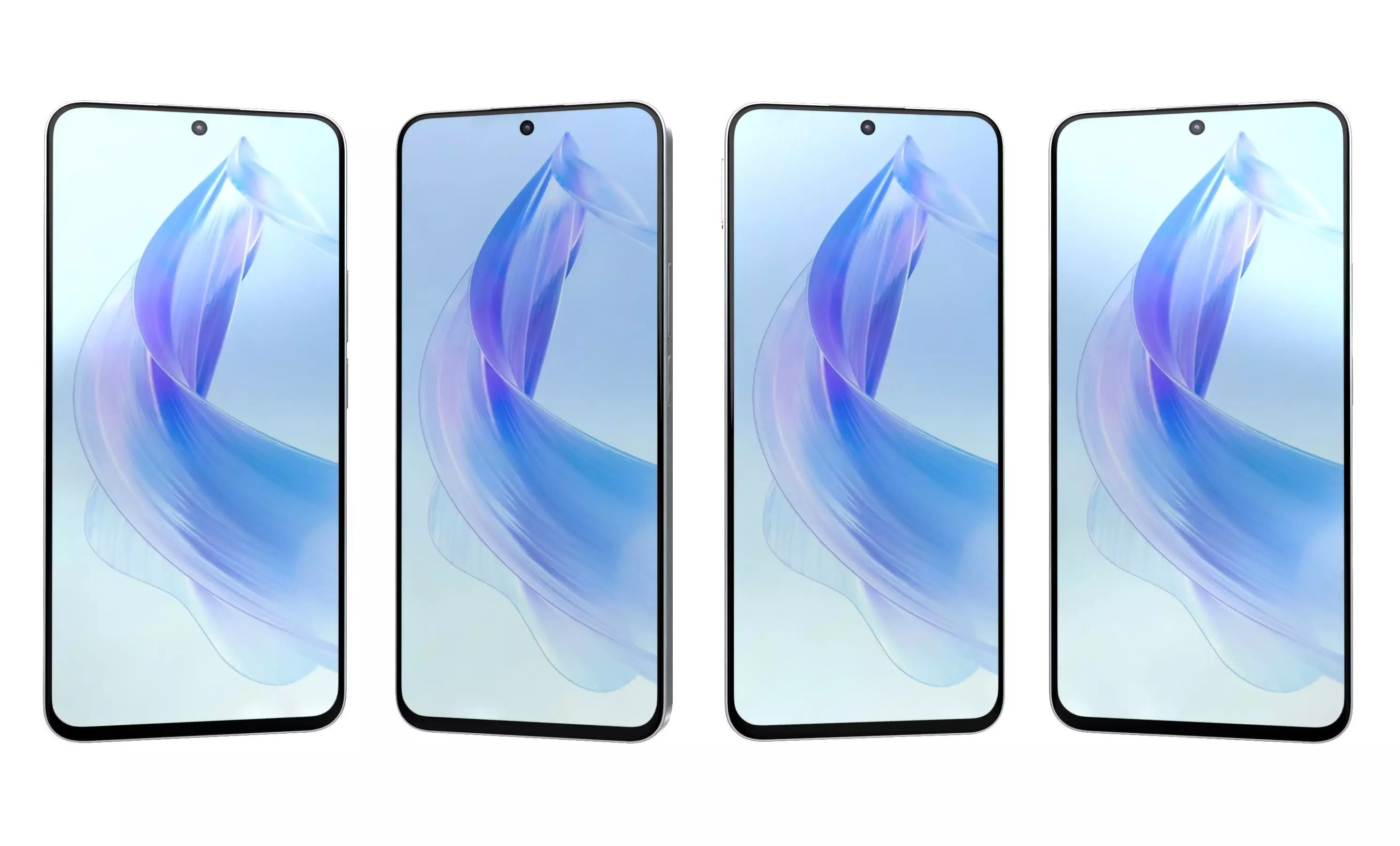 Honor X50i All Colors High Poly 3D model_26