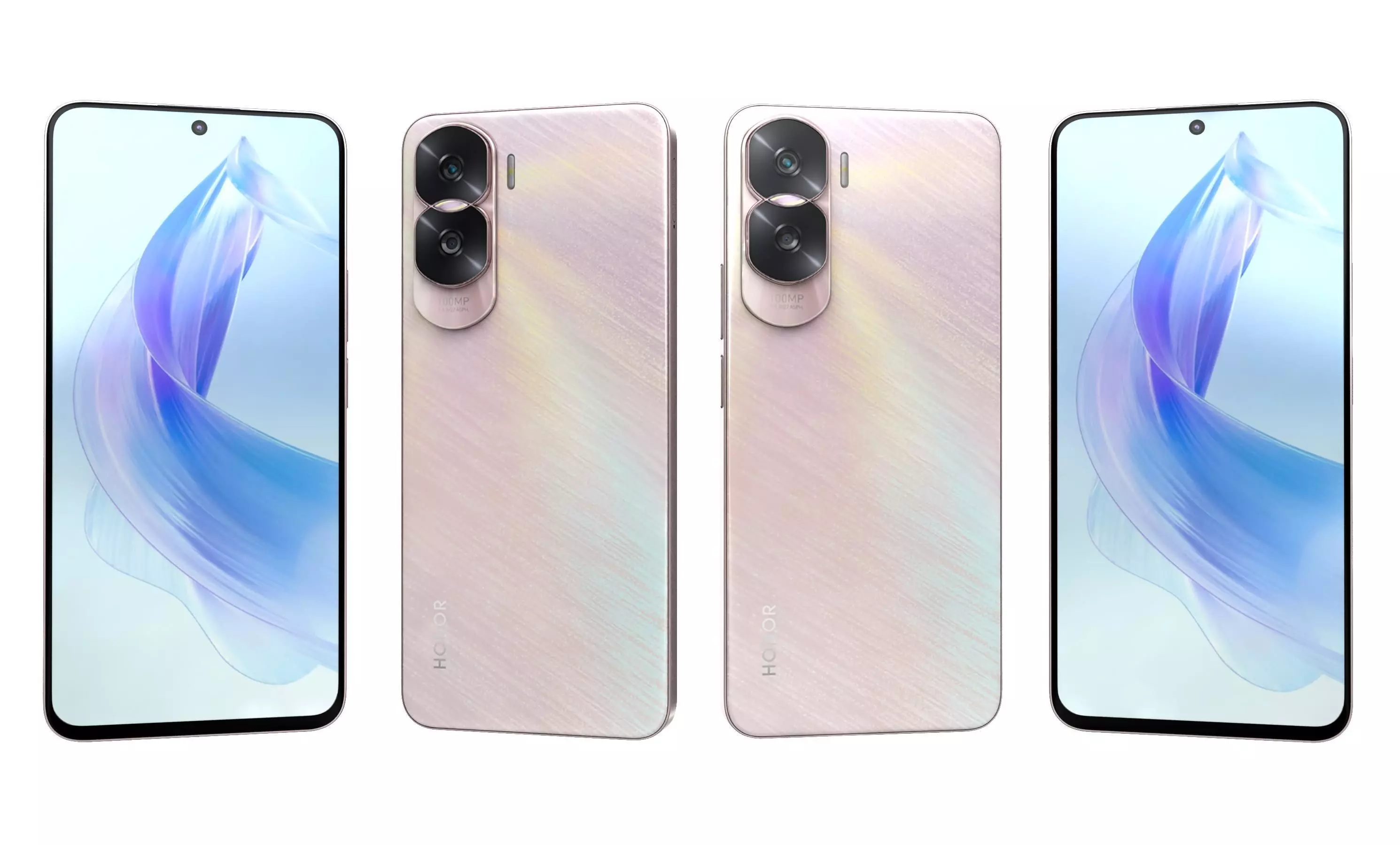 Honor X50i All Colors High Poly 3D model_16