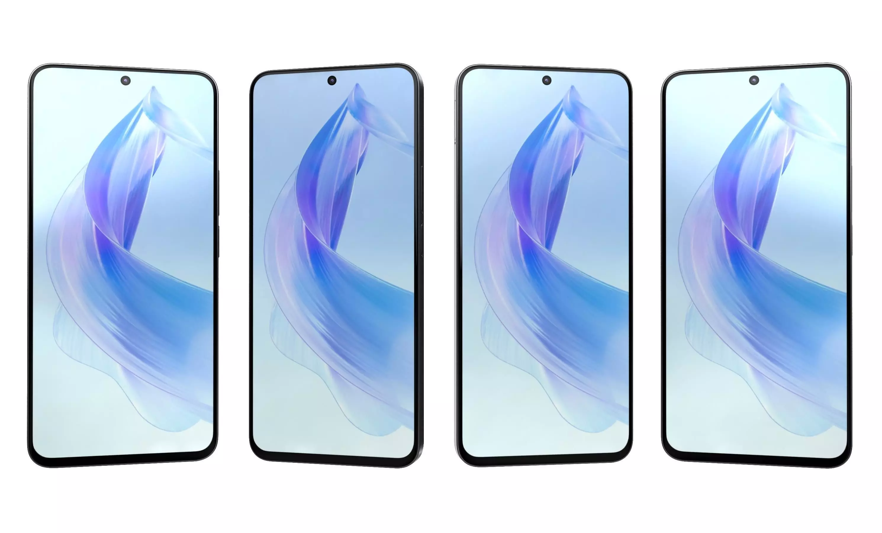 Honor X50i All Colors High Poly 3D model_12