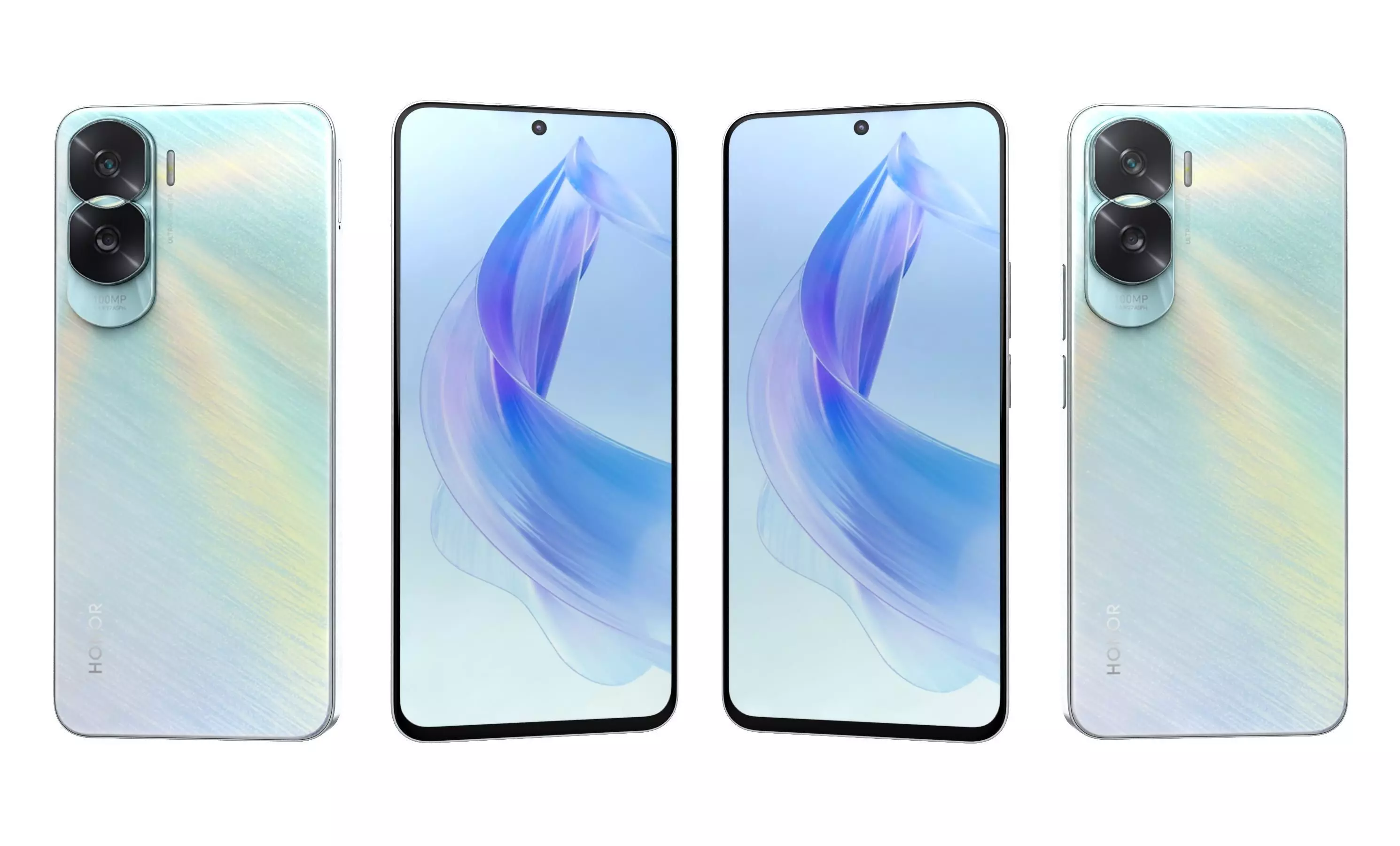 Honor X50i All Colors High Poly 3D model_31