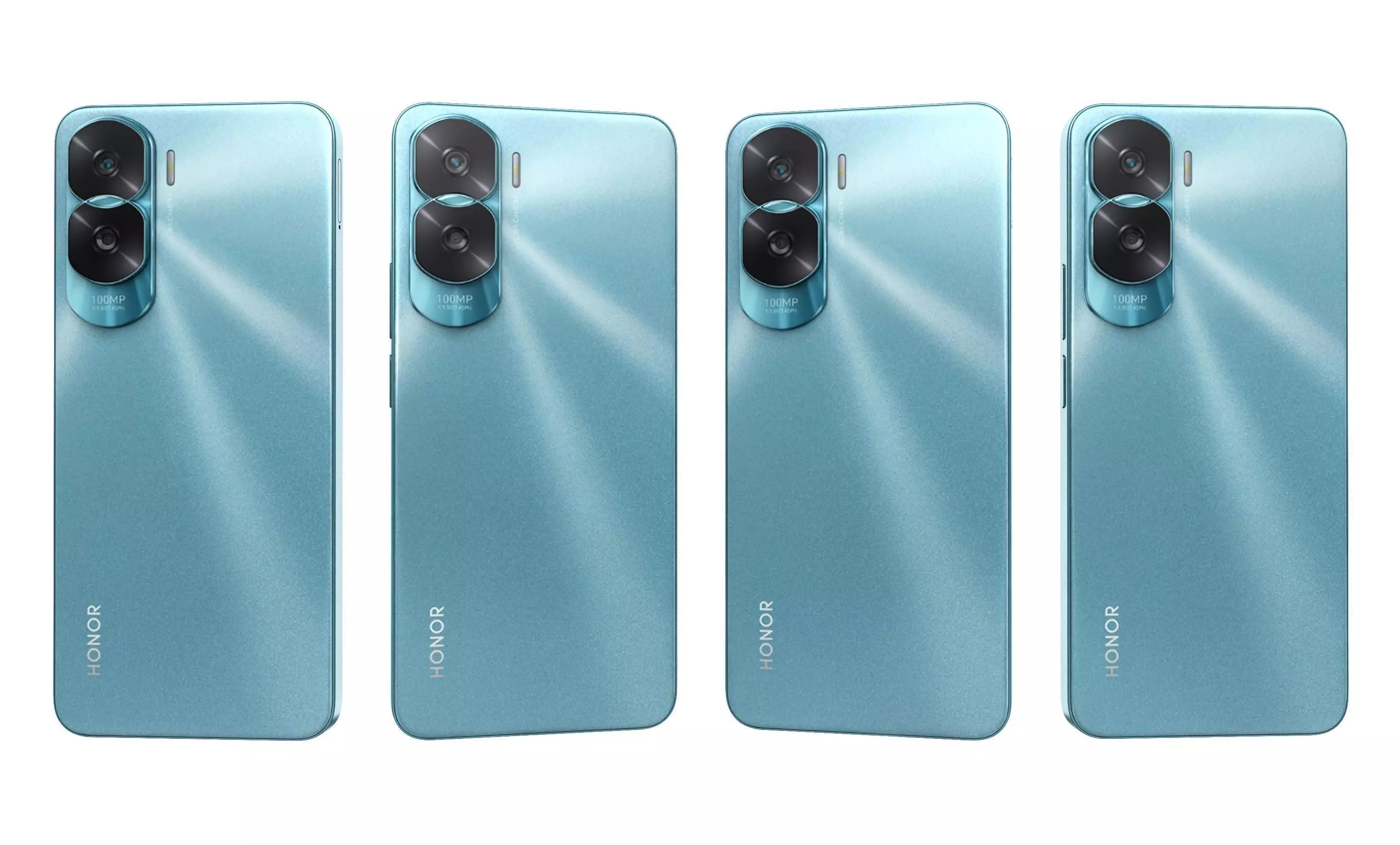 Honor X50i Blue High Poly 3D model_27